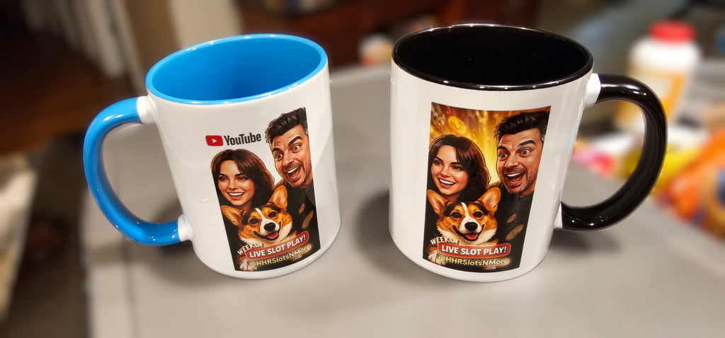 Coffee Mug 11oz with Channel LOGO and Popular Video ThumbNail (YOU MUST SPECIFY COLOR)