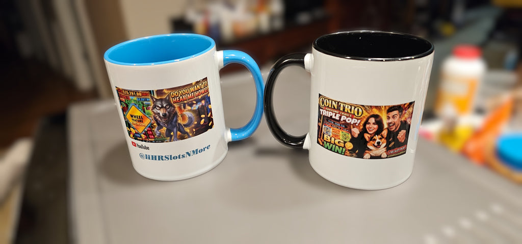 Coffee Mug 11oz with Channel LOGO and Popular Video ThumbNail (YOU MUST SPECIFY COLOR)